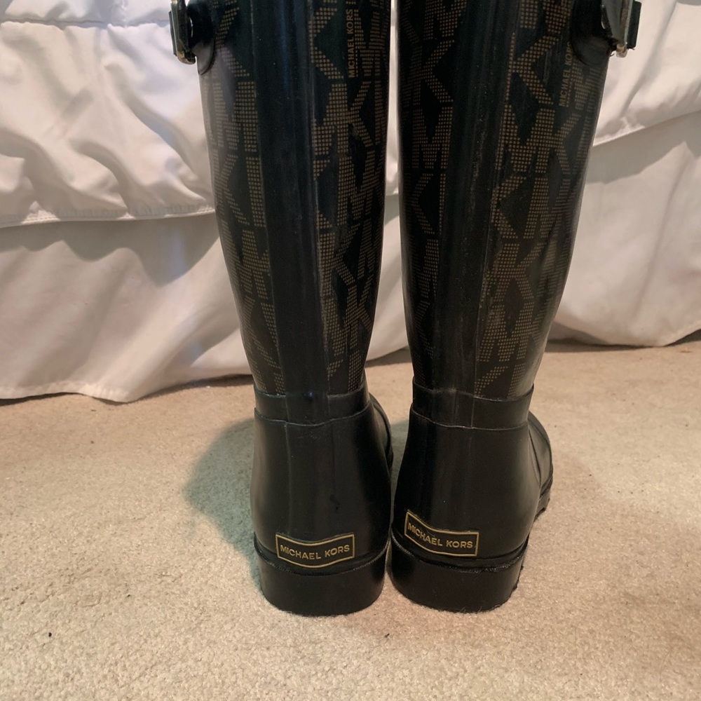 Women’s Michael Kors Signature Logo Rain Boots